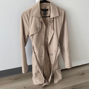 New York & Company Trench Coat (Size: XS)